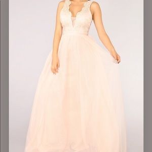 Blush Embroidered Dress